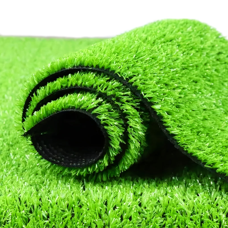 Césped artificial de lujo, 1 pieza de 121.92 cm x 243.84 cm, pasto sintético grueso, ideal para jardín, área de juegos, fiestas, decoración de mesa al aire libre, entrenamiento de mascotas y jardín trasero, perfecto para decoración de Halloween y Navidad