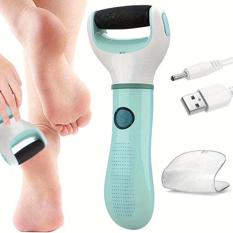 Limpiador eléctrico profesional para pies, amoladora de pies recargable USB, batería duradera, fácil de transportar y limpiar