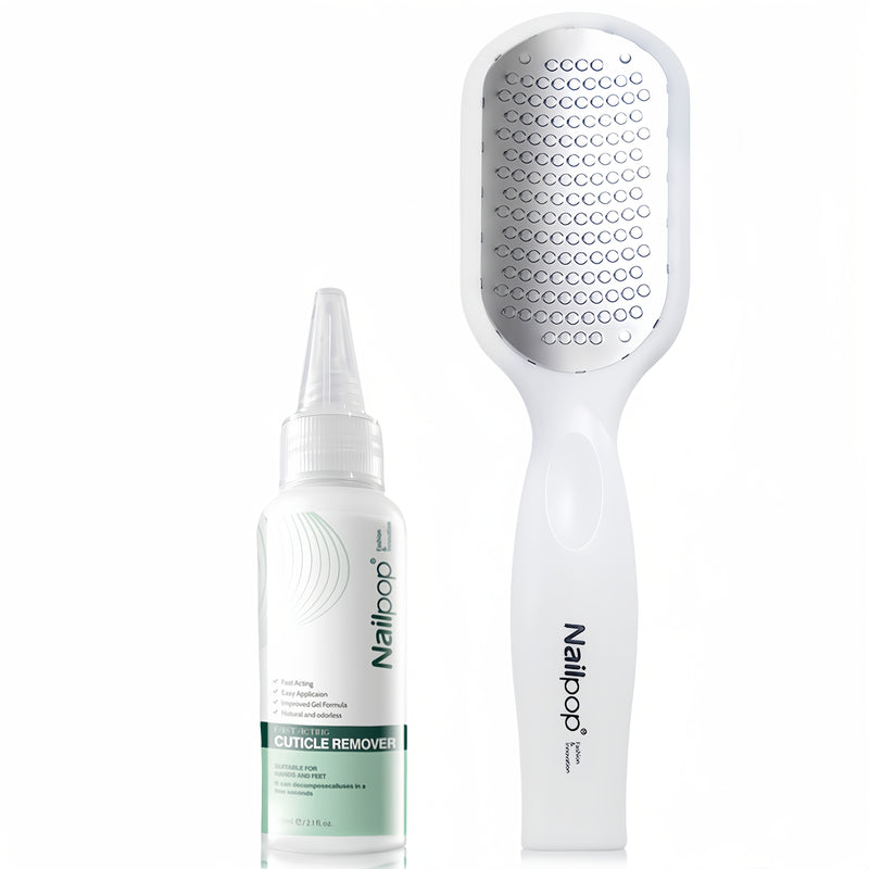 Removedor de cutículas para pies, gel exfoliante para eliminar piel muerta, tono beige claro, 60 ml - Esencial para pedicura profesional y spa de pies