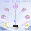 Linterna de Uñas Compacta para Escritorio con Pantalla Táctil - Secador Portátil con Piedras Brillantes, 12 Luces LED, Sensor Infrarrojo Inteligente, Kit de Manicura Perfecto para Cumpleaños de Mujeres