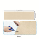 Alfombrilla Rascadora para Gatos Extra Larga 78.7"x15.8" - Duradera, Lavable y Antideslizante de Poliéster para Árboles y Postes de Gatos, Protector Ideal para Sofá - A rayas/Sólido Gris, Fácil de Recortar y Aplicar Autoadhesiva, Protector de Sofá para G