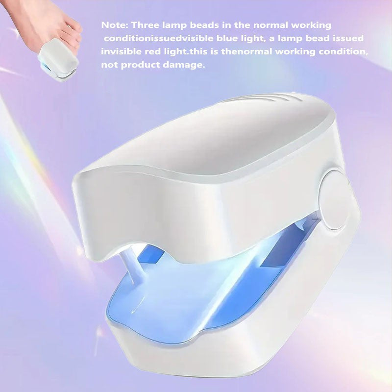 Lámpara de uñas creativa, instrumento de uñas | Dispositivo de luz de uñas mini portátil, carga USB, diseño de moda blanco, simple y práctico, adecuado para viajes diarios - Regalo perfecto para Navidad, Pascua, Año Nuevo