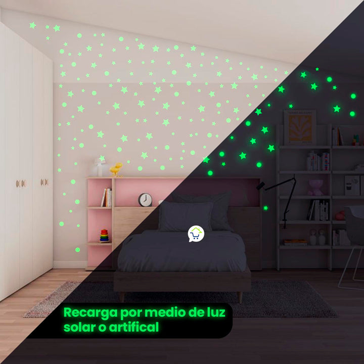 Estrellas y Planetas x413 Luminosos Fluorescentes Cielo Noche Niños CENC-004