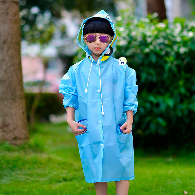 Impermeable Infantil Capucha Animales Abrigo Protección Lluvia CA228