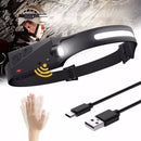 Linterna Frontal Led Brillante Luz Camping Lampara De Cabeza