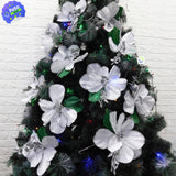 Flores Artificiales Para Árbol X12 Decoración Navidad 049