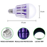 Bombillo LED Mata Insectos Zancudos Sin Químicos BG3879