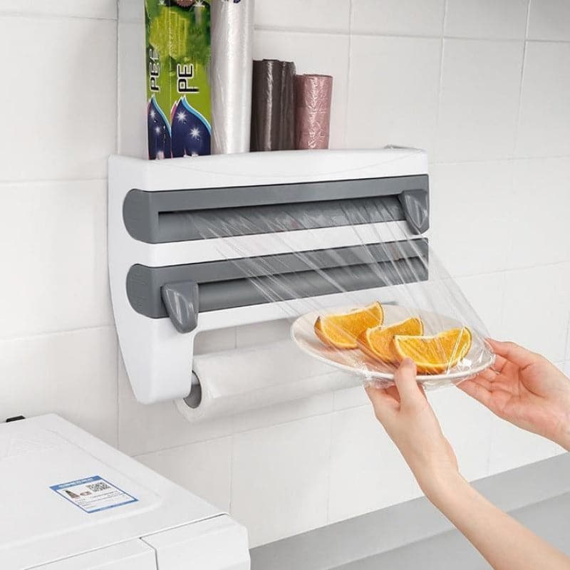 Organizador De Rollos 4 En 1 con Cortador