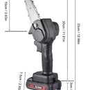 Mini Motosierra Electrica De Mano Portatil Recargable Sierra
