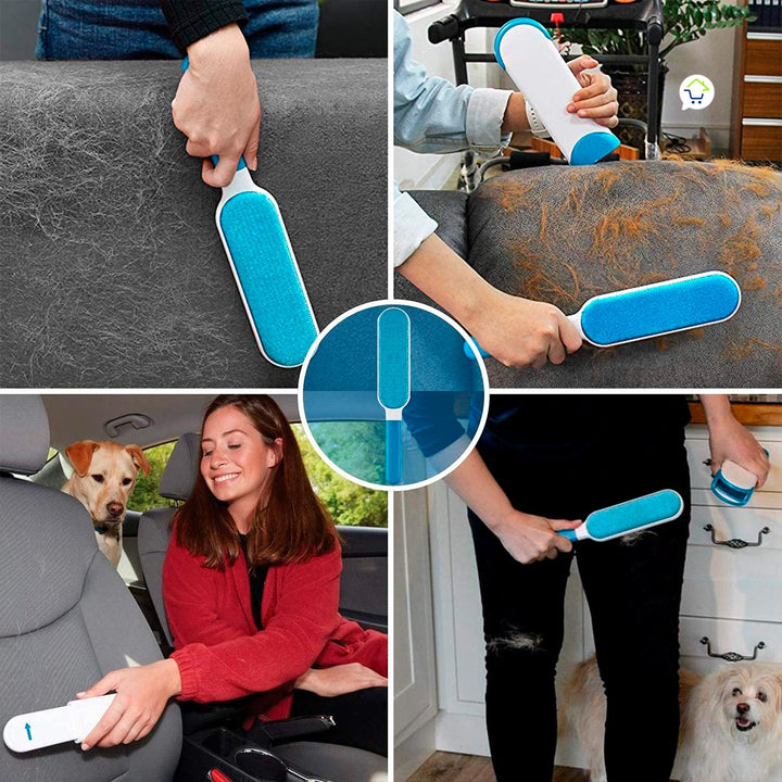 Removedor de Pelo y Pelusas Mascotas Cepillo Perros Gatos RF 3057