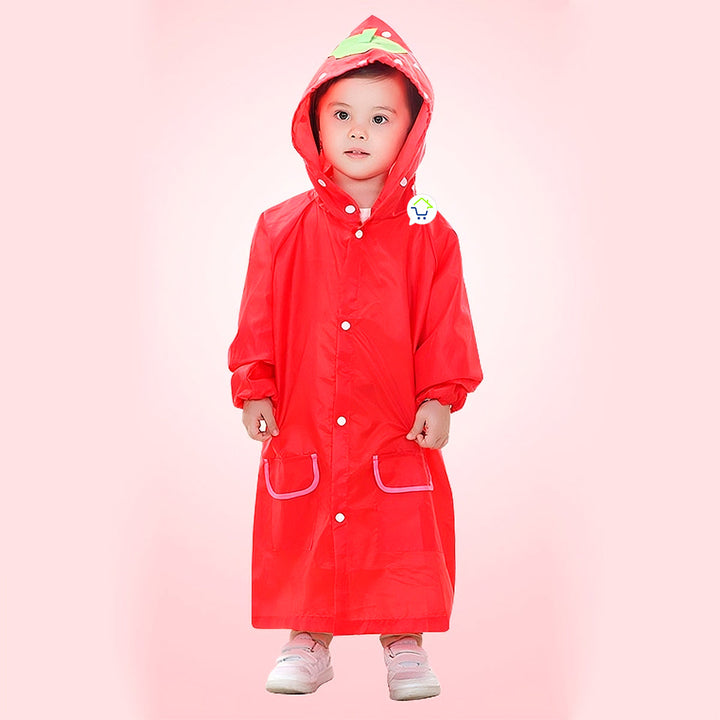 Impermeable Infantil Capucha Animales Abrigo Protección Lluvia CA228