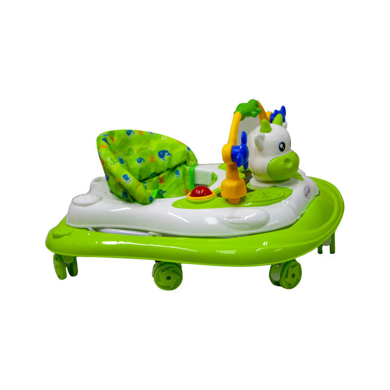CAMINADOR CON DISEÑO DE VAQUITA Y JUGUETES INTERACTIVOS Y-W5002 MUNBE VERDE