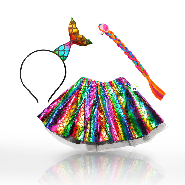 Disfraz Sirena Accesorios Halloween Niñas Fiesta de Disfraces TP346
