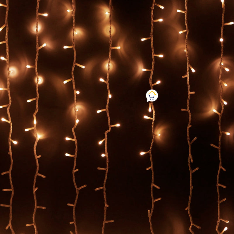 Luz Cascada 6x2 Mts 480 Led Luces Navidad Cálido 6x2-480l-CA