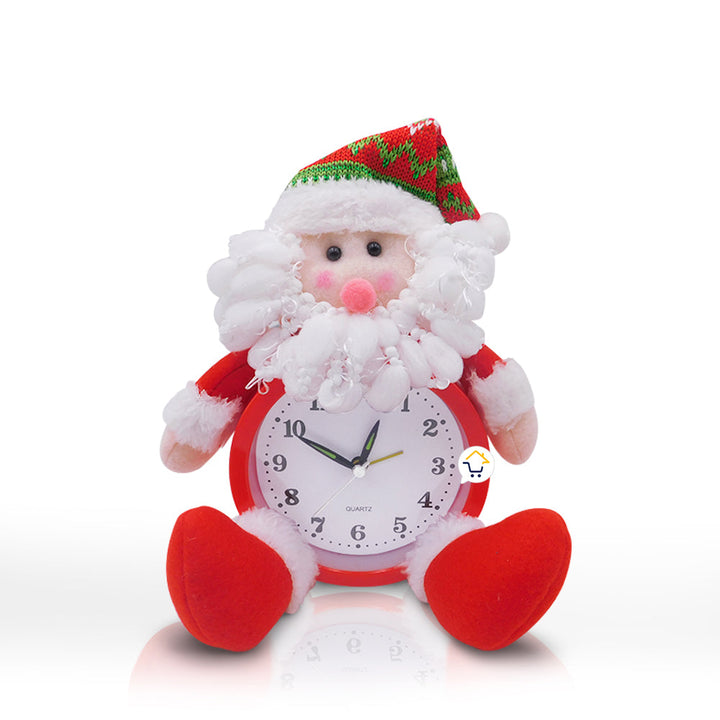 Reloj Mesa Navidad Papa Noel Despertador Alarma RNPN01