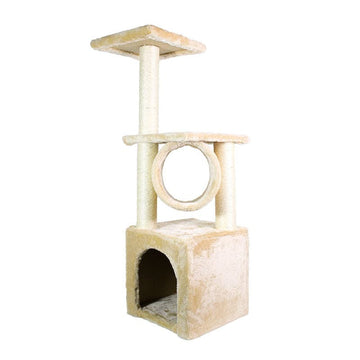 Rascador Para Gatos 3 Niveles Con Cueva 01708