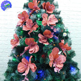 Flores Artificiales Para Árbol X12 Decoración Navidad 049