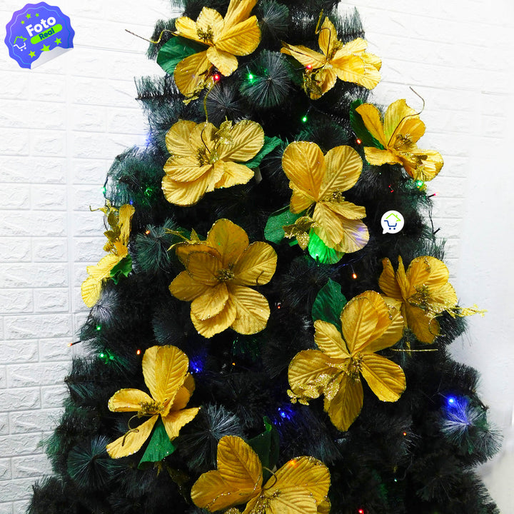 Flores Artificiales Para Árbol X12 Decoración Navidad 049