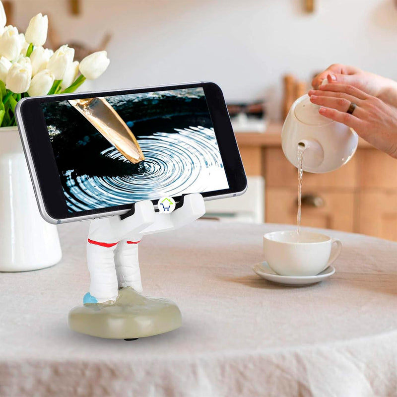 Soporte Base Holder Celular Astronauta Decoración Escritorio Oficina SCAH01