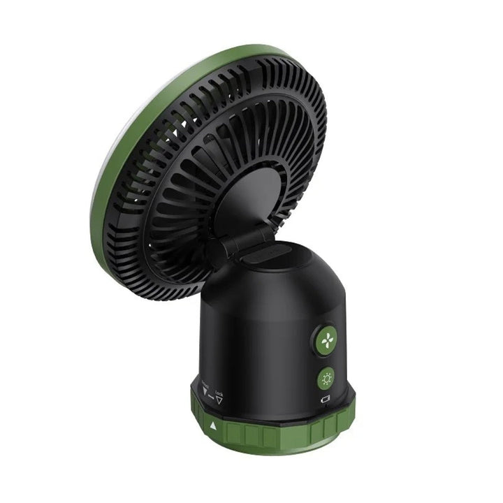 Mini Ventilador Para Camping Recargable Con Luz Led B19