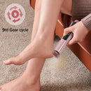 Exfoliador Eléctrico de Pies y Lijadora de Uñas Recargable - Dispositivo de Pedicura con Batería de Litio de Larga Duración, Sin Fragancia, USB, para Hogar, Viajes o Salón - Herramienta Profesional de Cuidado de Uñas, Diseño Elegante, Construcción de Alt