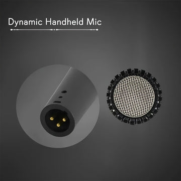 Microfono Dinámico M57 - Calidad Profesional, Portátil y de Mano con Diseño Clip-on para Presentaciones en Vivo y Grabacións, Ideal para Baterías y Amplificadores