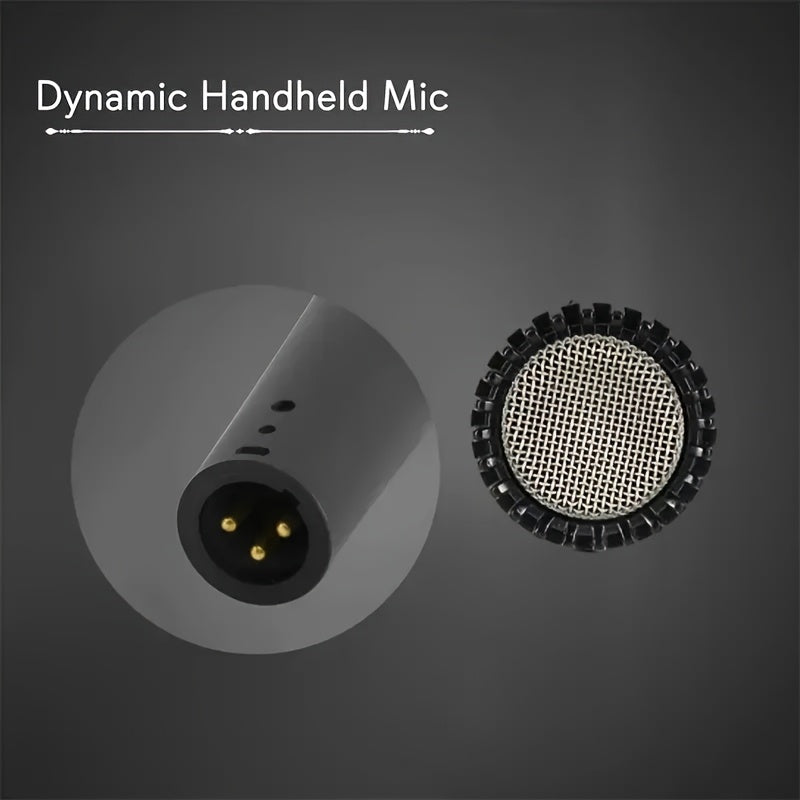 Microfono Dinámico M57 - Calidad Profesional, Portátil y de Mano con Diseño Clip-on para Presentaciones en Vivo y Grabacións, Ideal para Baterías y Amplificadores