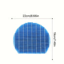 Filtro de Reemplazo para Purificador de Aire SHARP Compatible con las Serie KC-Z, KC-BB, KC-BD, KI-BX - Material PP de Alta Eficiencia, Diseño Blanco Rectangular con Rejilla de Ventilación y Accesorios para una Filtración Óptima del Aire