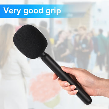 Adaptador de micrófono multifunción portátil, empuñadura para micrófono inalámbrico, adaptador de montaje manual para micrófono inalámbrico, adaptador de entrevista inalámbrica, compatible con DJI Mic 1/2 y Wireless GO II