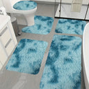 Juego de 5 tapetes de baño antideslizantes de colores surtidos, decoración para baño y área de ducha, seguridad al bañarse