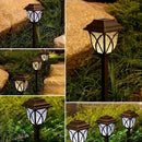 2-Pack Luces Solares para Caminos, Iluminación de Paisaje de Jardín de Plástico Enterrado, Luces Solares Plegables para Exteriores con Montaje Semi-Empotrado con Herrajes de Instalación, Batería de Níquel, Impermeable para Césped, Patio, Terraza, Pasarel