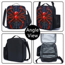 Bolsa de Almuerzo Araña, Tote Aislada para Trabajo, Viajes y Picnics, No Contacto con Comida, Vuelta al Colegio