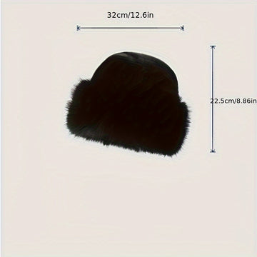 Gorro de Invierno Grueso y Cálido para Damas con Forro de Peluche - Estilo Gorra de Pescador Protección para las Orejas | Regalo Ideal de Navidad