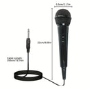 Micrófono Portátil Para Presentaciones De Karaoke Y Conferencias Con Micrófono Dinámico Con Cable Y Carro De Transporte