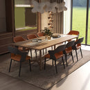 Silla de comedor de cuero negro inspirada en Francia, 1 pieza, con cojín de esponja - Marco de metal moderno, diseño hueco elegante para el hogar, restaurantes, cafeterías y eventos de estilo occidental, muebles de comedor, estilo contemporáneo chic, art