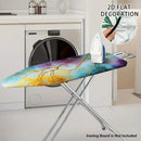 2D Plano, 2Dflat Diseño Cubierta de Tablero de Planchar, Cubierta de Polvo de Tablero de Planchar Lavable, Fácil de Instalar, Se Ajusta a la Mayoría de Tamaños Estándar de Tablero de Planchar, Accesorios de Planchar, Decoración del Hogar de Verano y Otoñ
