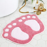 Alfombra de Ducha - Absorbente, Antideslizante, Lavable en Máquina, Suave de Microfibra para la Ducha y Sala de Lectura