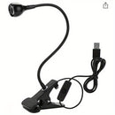 Mini Lámpara LED para Uñas con Brazo Ajustable y Pinza - Luz de Curado USB para Gel, Manicura y Pedicura en Casa, Sin Olor, Secado Rápido, Herramienta Portátil para Cuidado de Uñas, Diseño Compacto y Ligero, Posicionamiento Flexible, Ideal para Usuarios