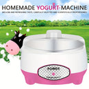 Mini Hacedor de Yogur DIY, máquina multifuncional para natto, diseño compacto, calefacción tridimensional 360°, fermentación a temperatura constante, enchufe estándar americano, revestimiento interior de acero inoxidable, capacidad de 33.814 onzas, regal