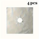 2/4/6pcs Alfombrilla de Protección para Estufa de Gas, Alfombrilla de Limpieza Reutilizable para Interior de Estufa de Gas, Alfombrilla de Limpieza, Suministros de Cocina