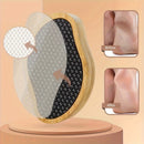 2 en 1, limpiador de pies y piedra pómez de doble cara - No necesita electricidad, herramienta de cuidado de pies sin fragancia para un brillo suave y claro, eliminación, pedicura profesional en casa, herramientas de cuidado de pies, diseño elegante, plá