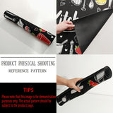 1pc Alfombrilla Protectora de Estufa con Patrón Geométrico Abstracto - 71.88x52.07 cm Antideslizante y Resistente al Calor (Hasta 356°F), Cubierta Multifuncional para Cocinas Eléctricas, Hornos Planos, Lavadoras, Secadoras y Almohadillas - Accesorio Dura