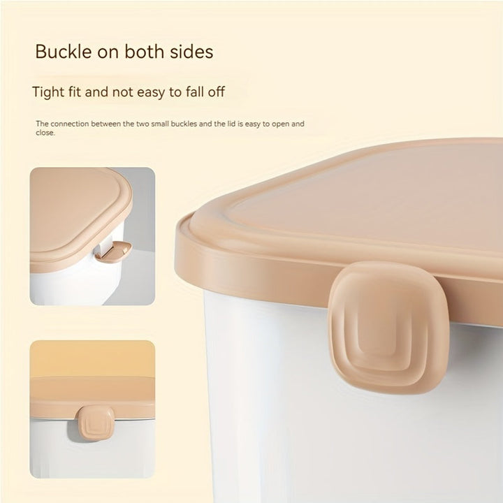 1pc Caja de Almacenamiento de Juguetes, Caja de Almacenamiento de Bloques de Construcción de Plástico para el Hogar, Cubo de Almacenamiento de Gran Tamaño, Caja de Clasificación de Ropa para Armario