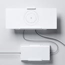 Enrutador de malla Starlink Gen 3 y soporte de fuente de alimentación de montaje en pared, diseño de ahorro de espacio V3, plástico ABS duradero, acabado brillante, resistente a golpes, estilo de cabeza cuadrada, instalación fácil