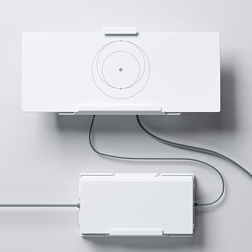 Enrutador de malla Starlink Gen 3 y soporte de fuente de alimentación de montaje en pared, diseño de ahorro de espacio V3, plástico ABS duradero, acabado brillante, resistente a golpes, estilo de cabeza cuadrada, instalación fácil