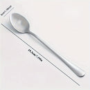 1 pieza, cuchara de acero inoxidable, cuchara grabada, cuchara divertida, cuchara de café, cuchara de helado, cuchara de té, cuchara de postre, para regalos del día de San Valentín, regalos de aniversario, regalos de Navidad, artículos de fiesta