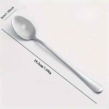 1 Pieza, Cuchara De Acero Inoxidable Con Diseño De Pingüino Grabado, Ideal Para Café, Helado, Té, Postres, Regalo Para Cumpleaños, Regalo Para Navidad Y Suministros Para Fiestas En Casa, Cafetería U Oficina