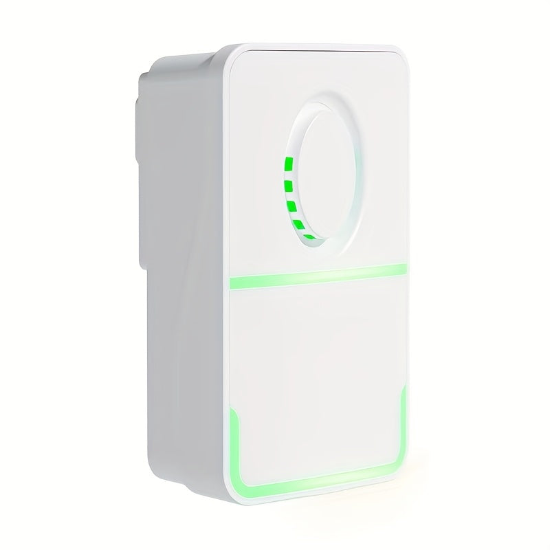Purificador de aire de iones negativos portátil y silencioso - Elimina polvo, polen, pelo de mascotas y olores desagradables | Diseño seguro y duradero para uso en hogar y oficina | Ideal para dormitorio | Plástico blanco