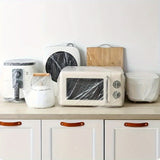 10pcs/20pcs Cubierta de Polvo Combinada, para Electrodomésticos Pequeños, Cocedor de Arroz, Horno Microondas, Cubierta Protectora Transparente a Prueba de Polvo y Aceite, Adecuada para la Limpieza de la Cocina, Protección de Electrodomésticos Pequeños