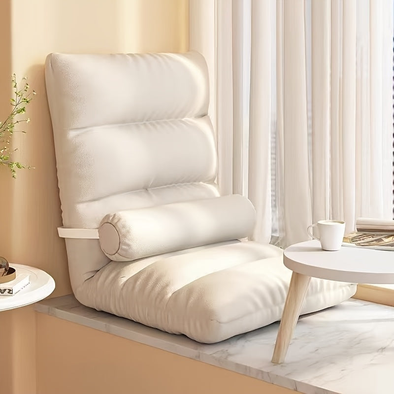 Silla de suelo con ajuste de cinco grados, soporte de carga fuerte, multifuncional y ergonómica, adecuada para dormitorios, salas de estar y configuraciones.